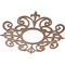Ekena Millwork Dijon Wood Fretwork Pierced Ceiling Medallion, Walnut, 30"OD x 9 3/4"ID x 1/4"T CMWP30X30X0250DIWA - alternate 4